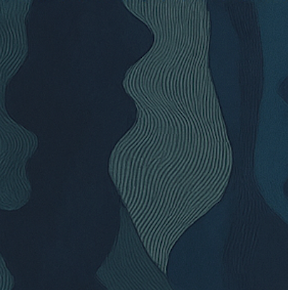 Textured dark blue surface with wavy patterns